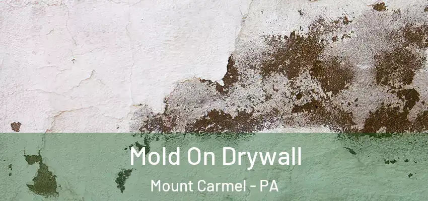 Mold On Drywall Mount Carmel - PA